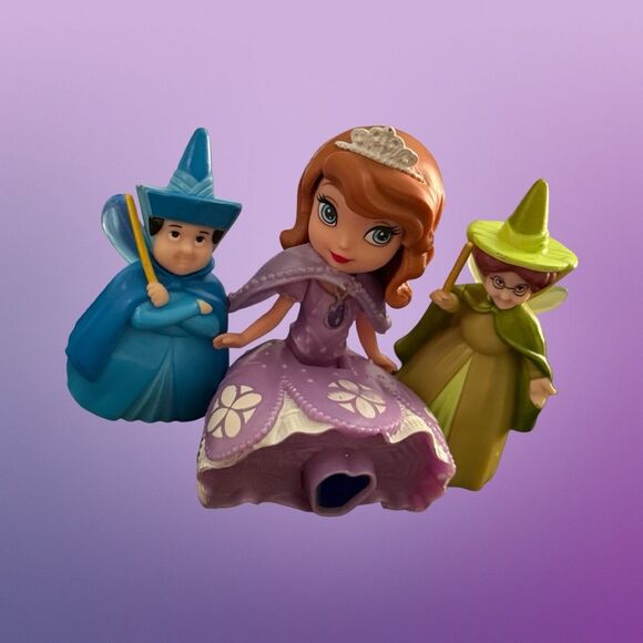 Disney Sofia The First Royal Playset Sofia Blue & Green Fairies Plays A10 - Picture 5 of 14